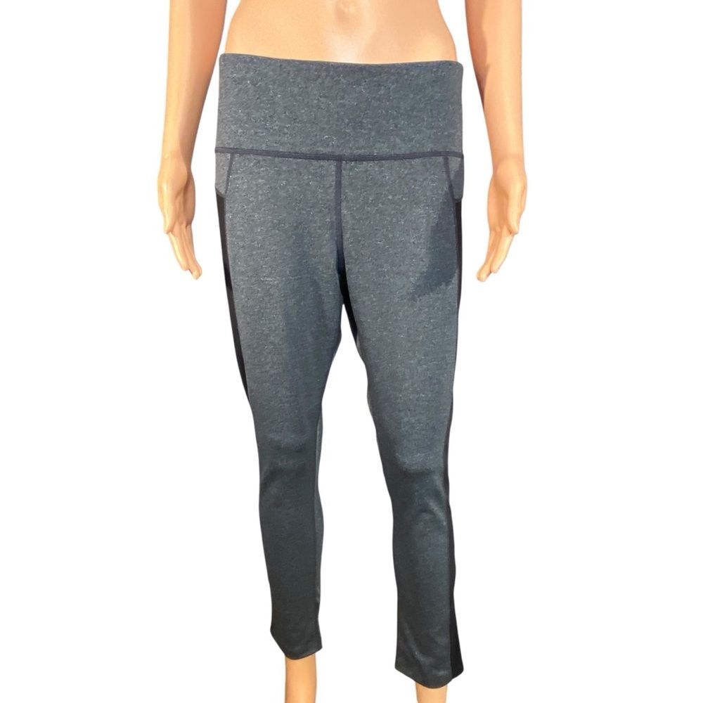 Avia Performance Wear Leggings Workout Wear Womens Size Large 12 -14 Side Vent